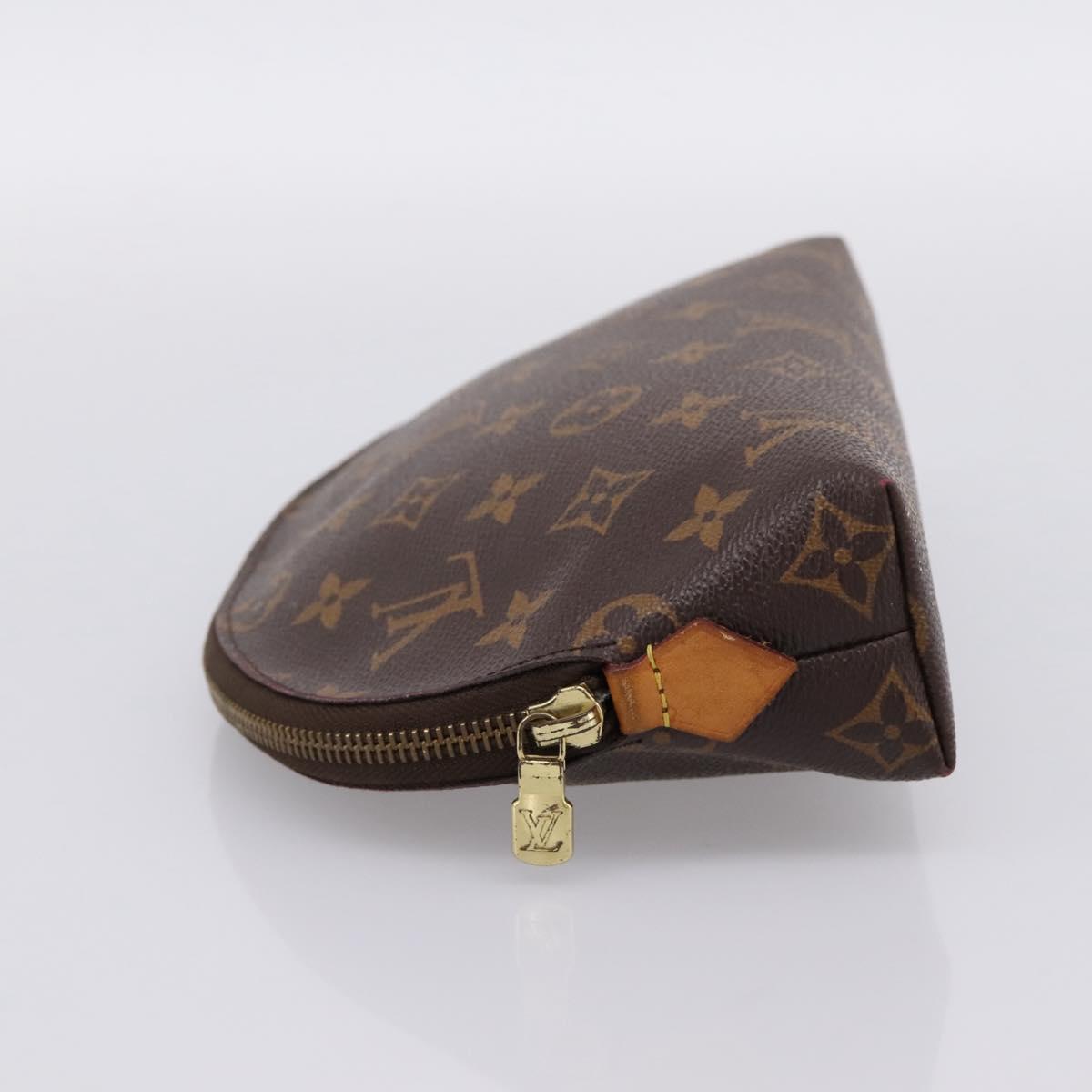 LOUIS VUITTON Monogram Pochette Cosmetic MM Cosmetic Pouch M46579 LV Auth 203856A