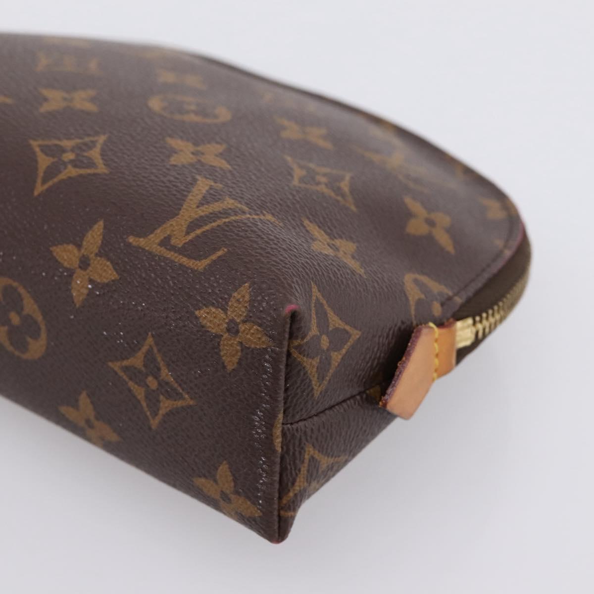 LOUIS VUITTON Monogram Pochette Cosmetic MM Cosmetic Pouch M46579 LV Auth 203856A