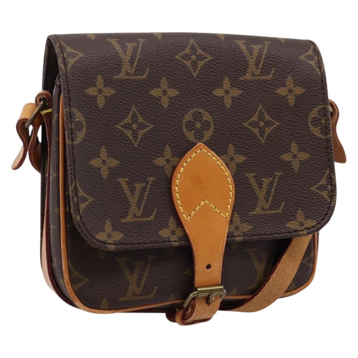 LOUIS VUITTON Monogram Cartouchiere PM Shoulder Bag M51254 LV Auth 203857