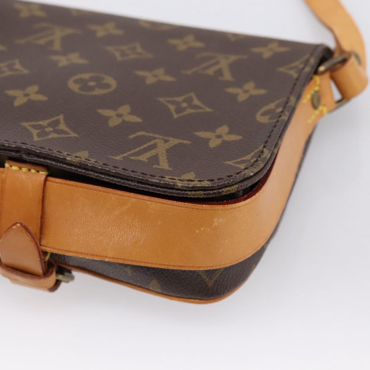 LOUIS VUITTON Monogram Cartouchiere PM Shoulder Bag M51254 LV Auth 203857