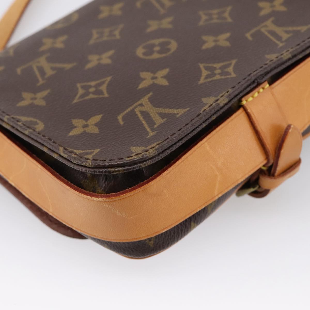 LOUIS VUITTON Monogram Cartouchiere PM Shoulder Bag M51254 LV Auth 203857