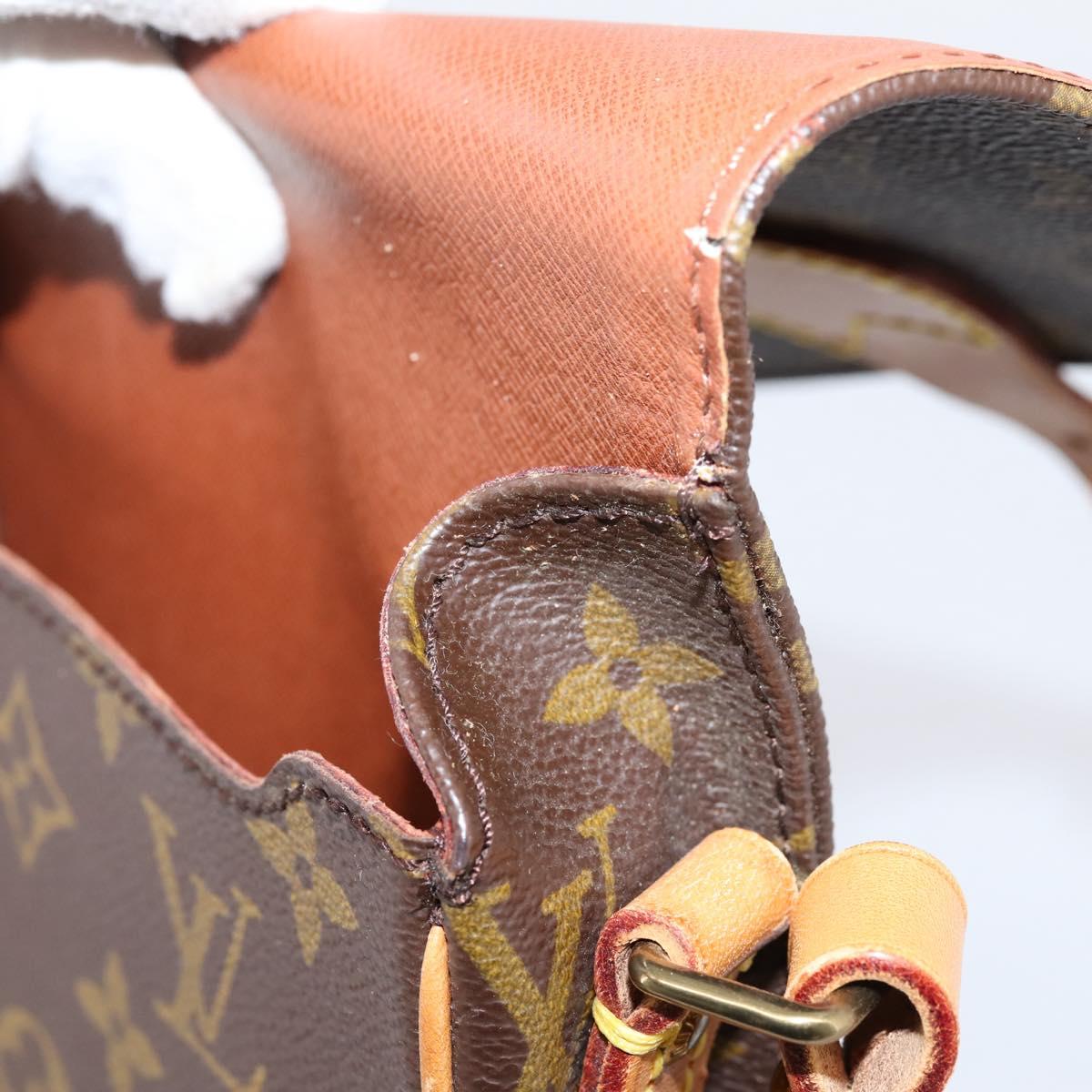 LOUIS VUITTON Monogram Cartouchiere PM Shoulder Bag M51254 LV Auth 203857
