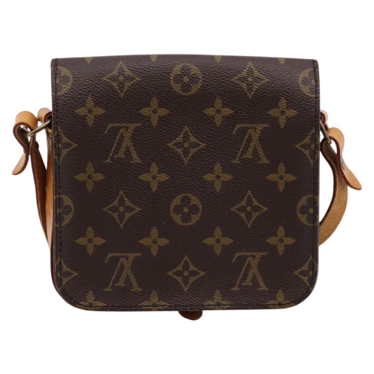 LOUIS VUITTON Monogram Cartouchiere PM Shoulder Bag M51254 LV Auth 203857