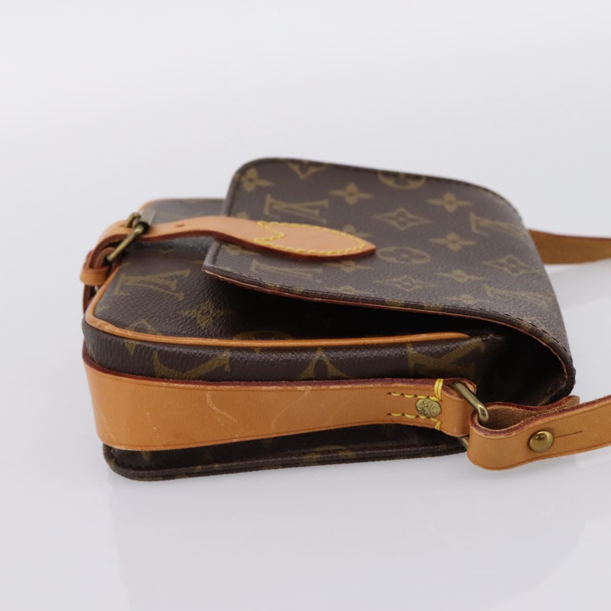 LOUIS VUITTON Monogram Cartouchiere PM Shoulder Bag M51254 LV Auth 203857