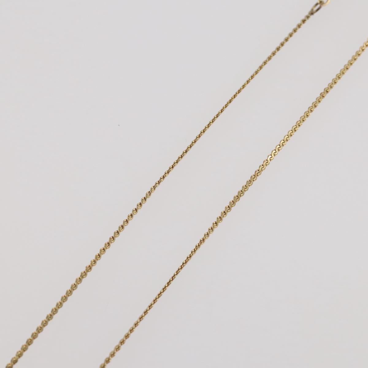 Christian Dior Necklace metal Gold Tone Auth 203859