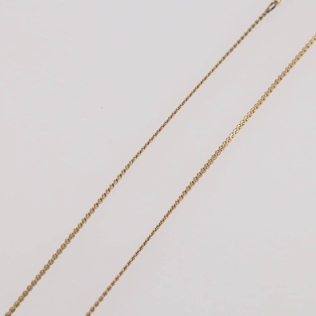 Christian Dior Necklace metal Gold Tone Auth 203859
