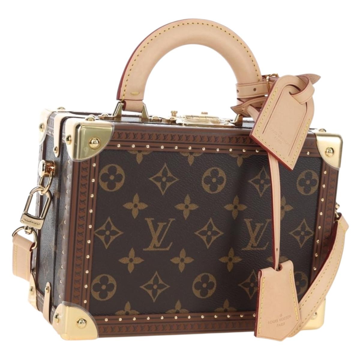 LOUIS VUITTON Monogram Petite Vallees Hand Bag 2way M20468 LV Auth 203861SM