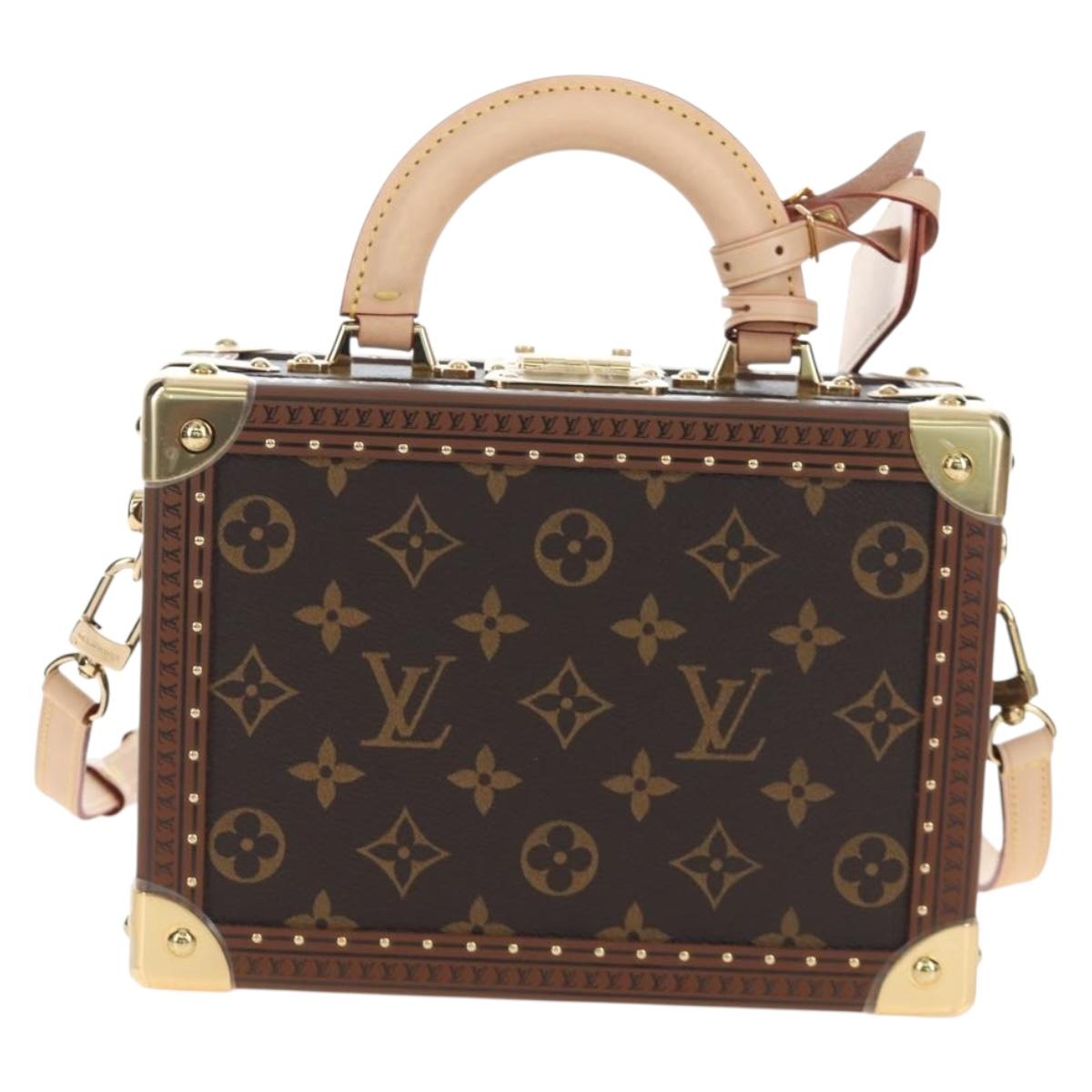 LOUIS VUITTON Monogram Petite Vallees Hand Bag 2way M20468 LV Auth 203861SM