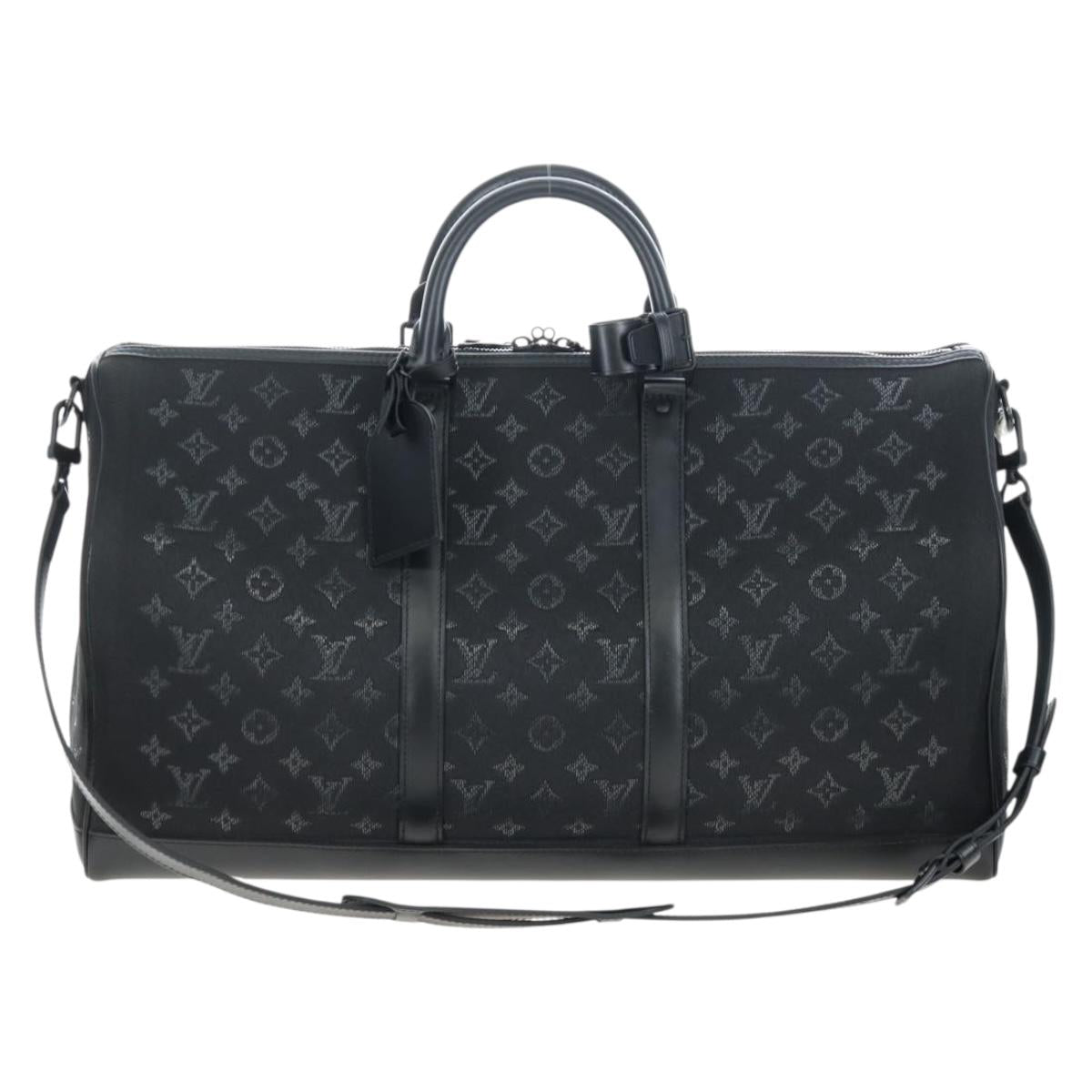 LOUIS VUITTON Monogram light Up Keepall Bandouliere 50 M44770 Auth 203862SM