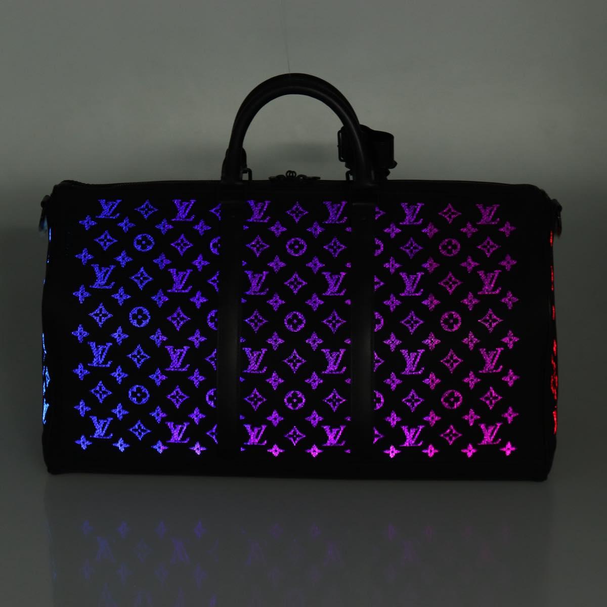 LOUIS VUITTON Monogram light Up Keepall Bandouliere 50 M44770 Auth 203862SM