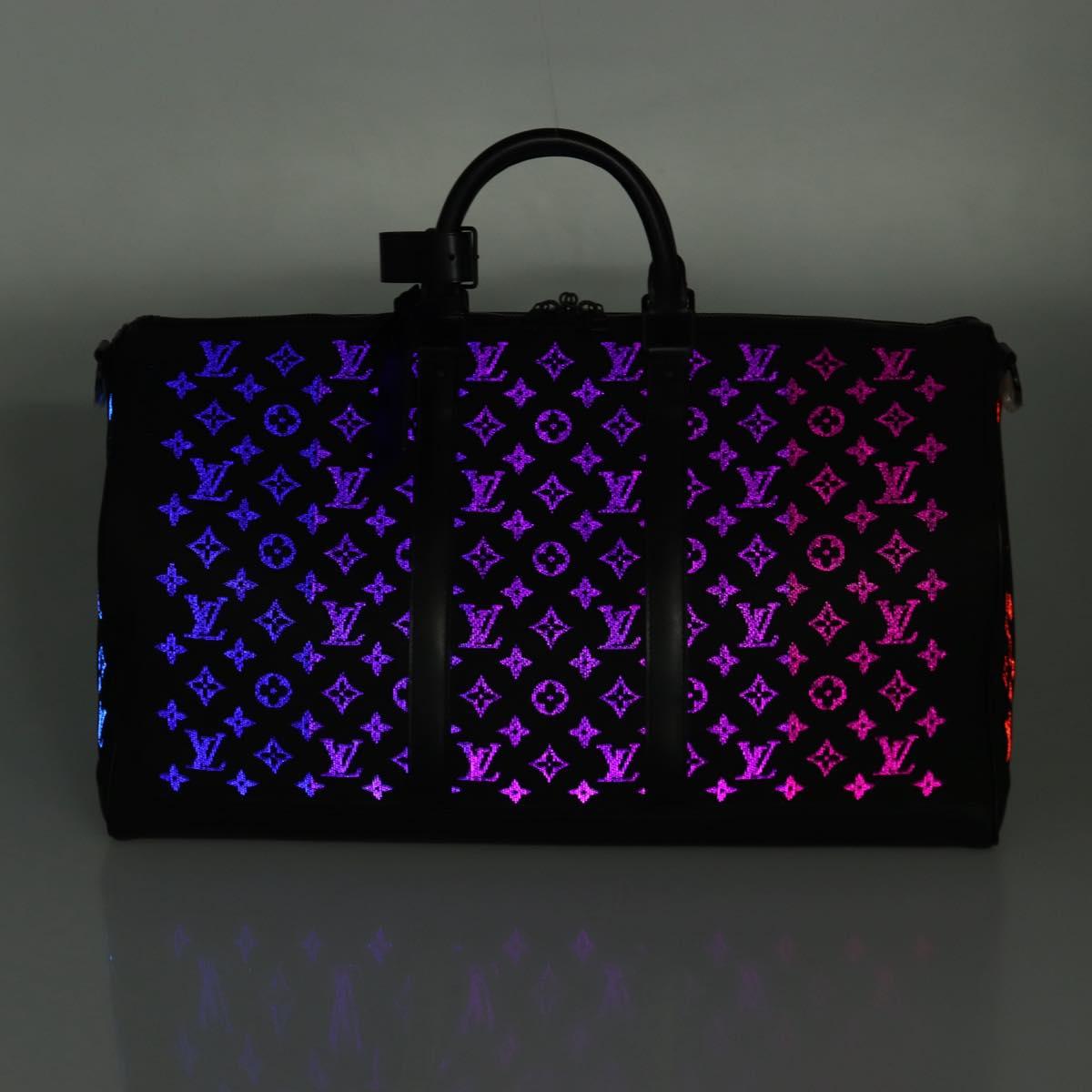 LOUIS VUITTON Monogram light Up Keepall Bandouliere 50 M44770 Auth 203862SM