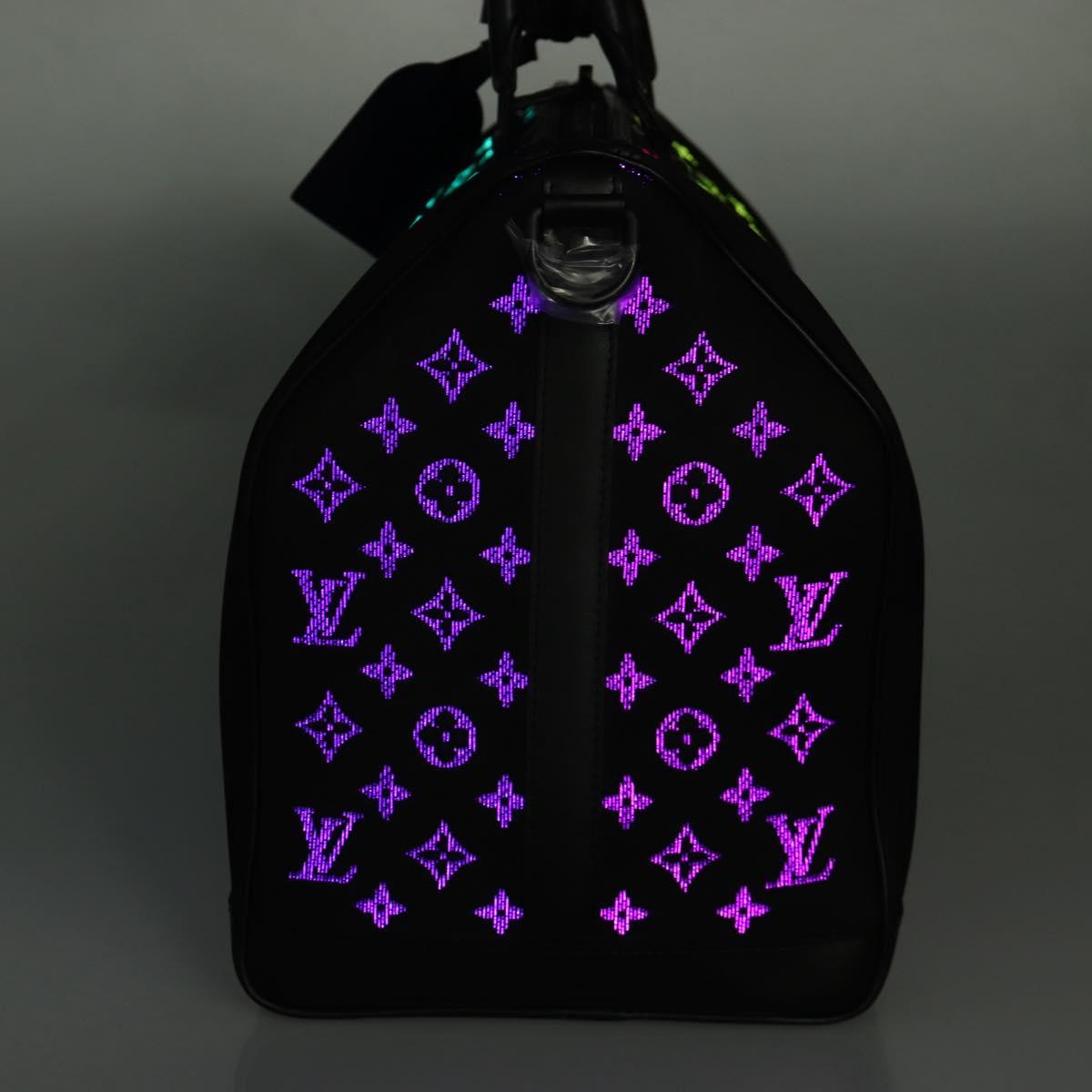 LOUIS VUITTON Monogram light Up Keepall Bandouliere 50 M44770 Auth 203862SM