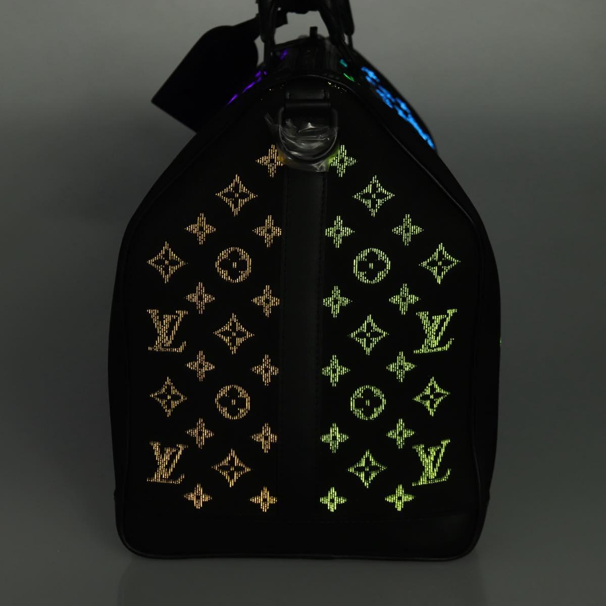 LOUIS VUITTON Monogram light Up Keepall Bandouliere 50 M44770 Auth 203862SM