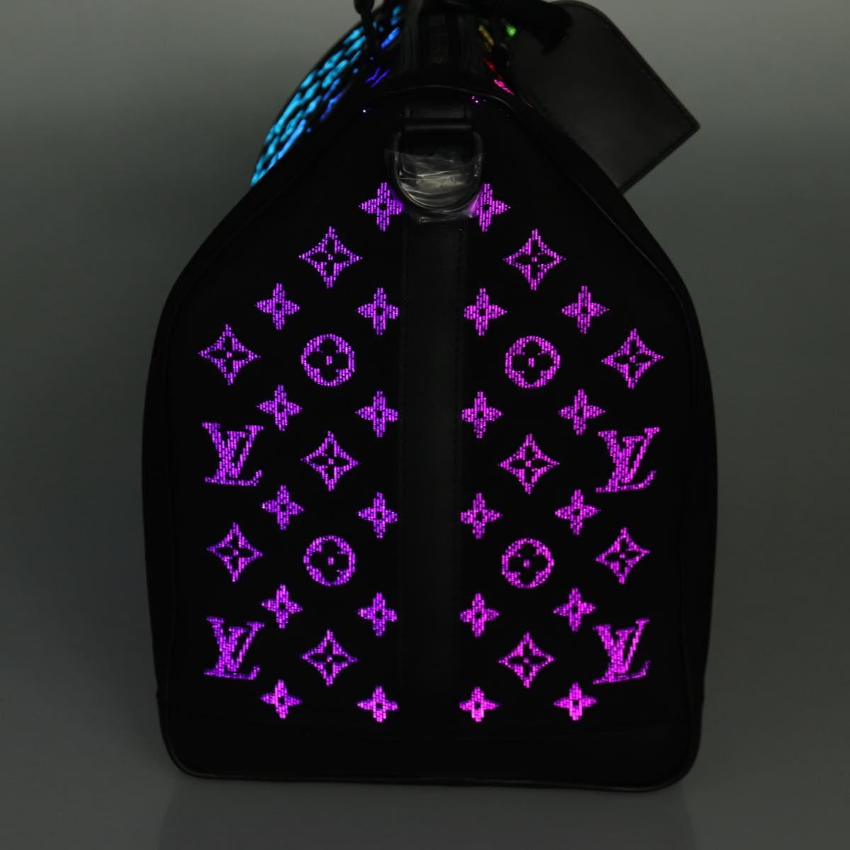 LOUIS VUITTON Monogram light Up Keepall Bandouliere 50 M44770 Auth 203862SM