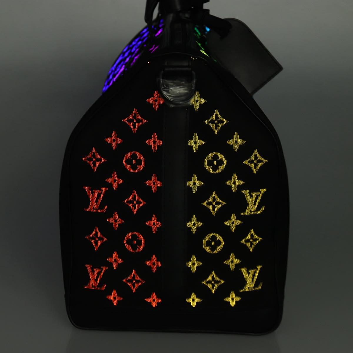 LOUIS VUITTON Monogram light Up Keepall Bandouliere 50 M44770 Auth 203862SM