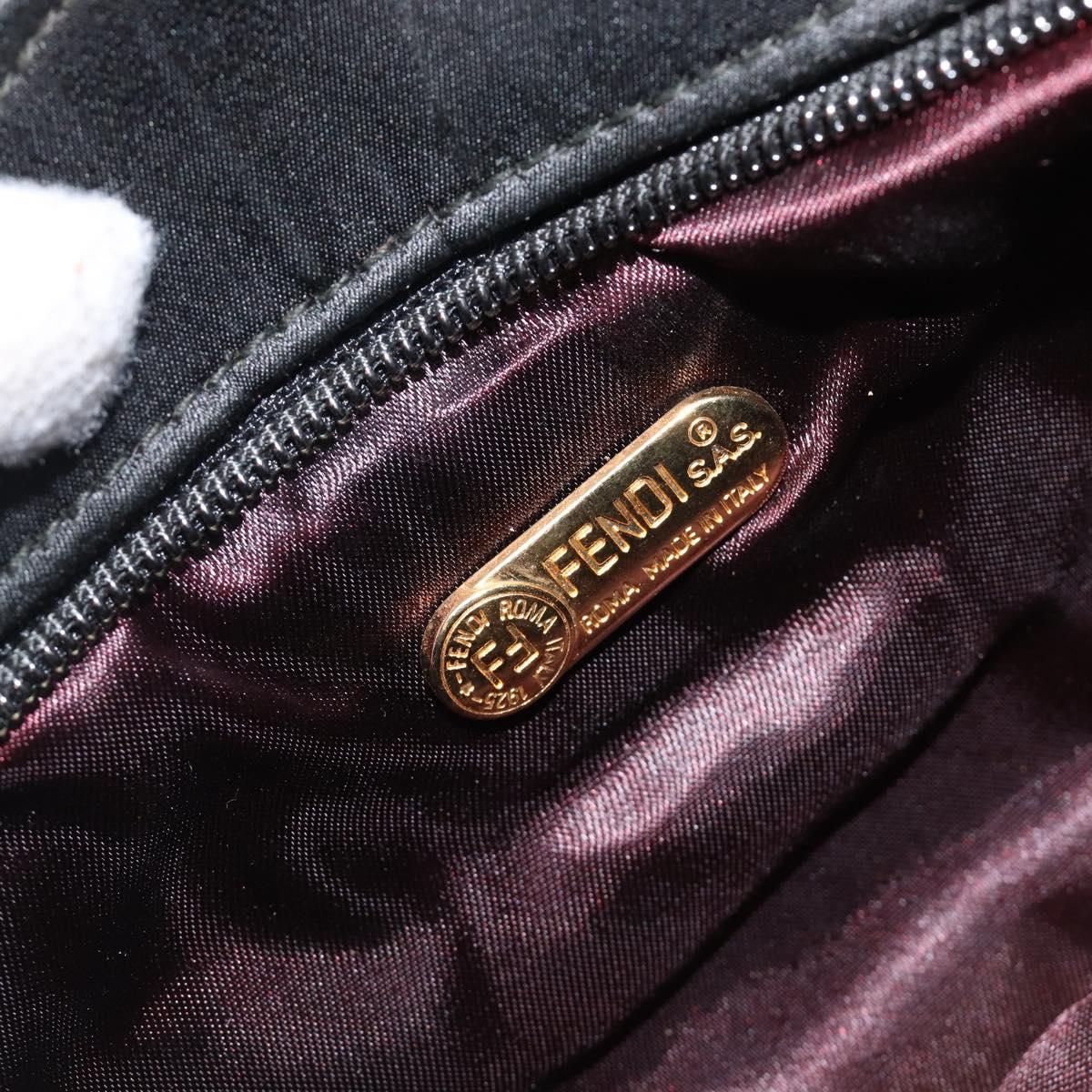 FENDI Shoulder Bag Satin Multicolor Auth 203876A