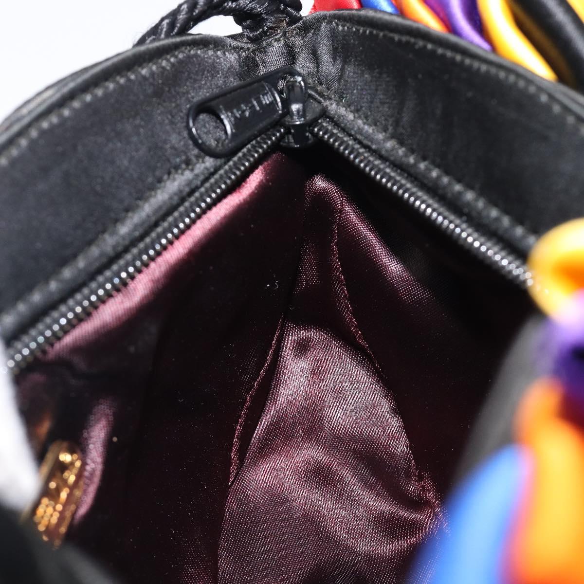 FENDI Shoulder Bag Satin Multicolor Auth 203876A