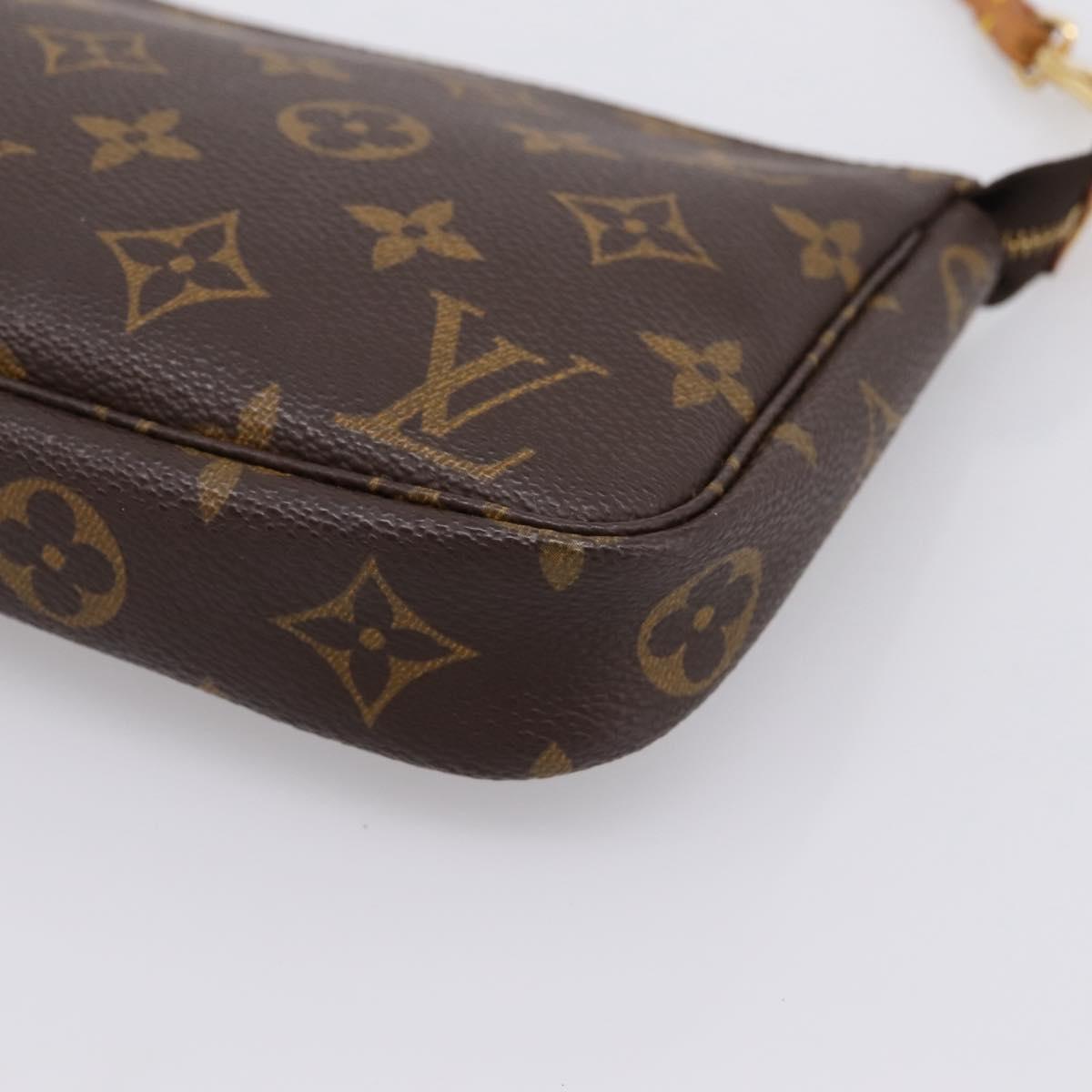 LOUIS VUITTON Monogram Pochette Accessoires Pouch M51980 LV Auth 203897SAV