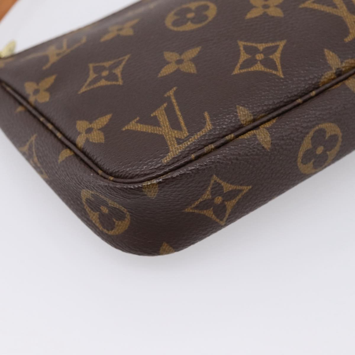 LOUIS VUITTON Monogram Pochette Accessoires Pouch M51980 LV Auth 203897SAV