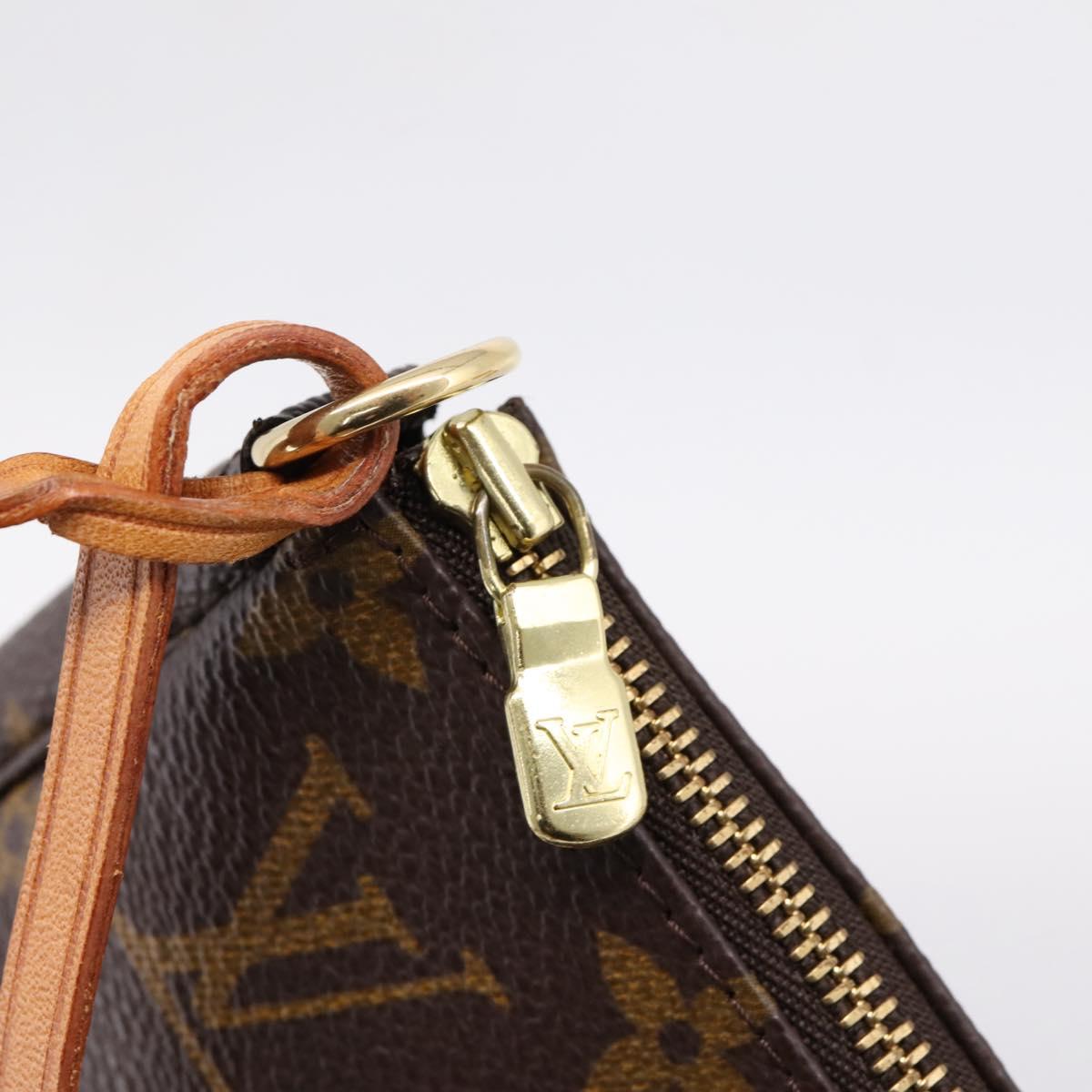 LOUIS VUITTON Monogram Pochette Accessoires Pouch M51980 LV Auth 203897SAV