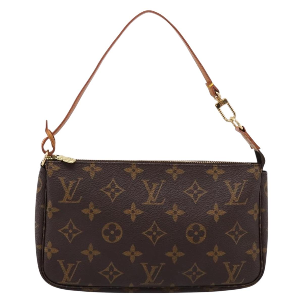 LOUIS VUITTON Monogram Pochette Accessoires Pouch M51980 LV Auth 203897SAV