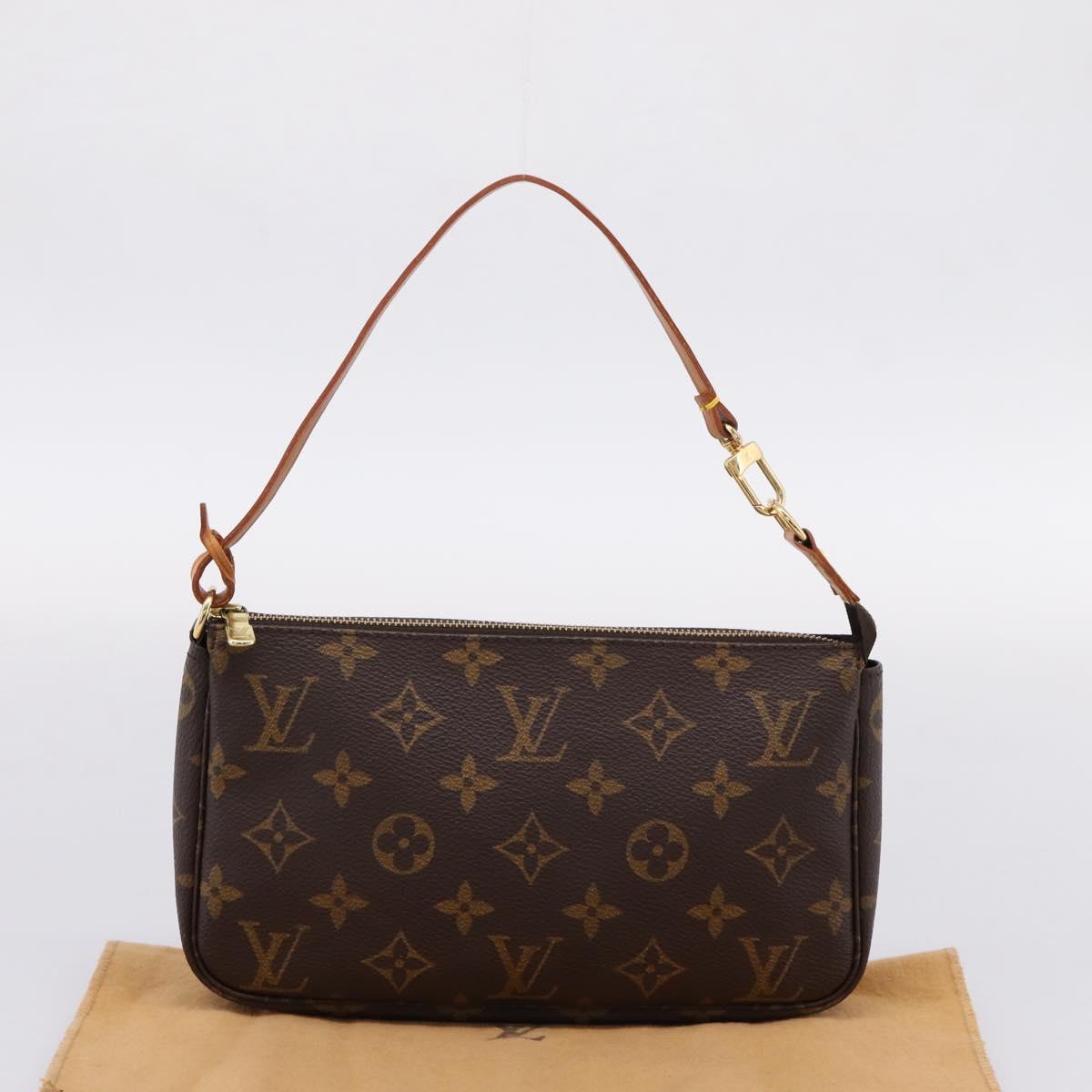 LOUIS VUITTON Monogram Pochette Accessoires Pouch M51980 LV Auth 203897SAV