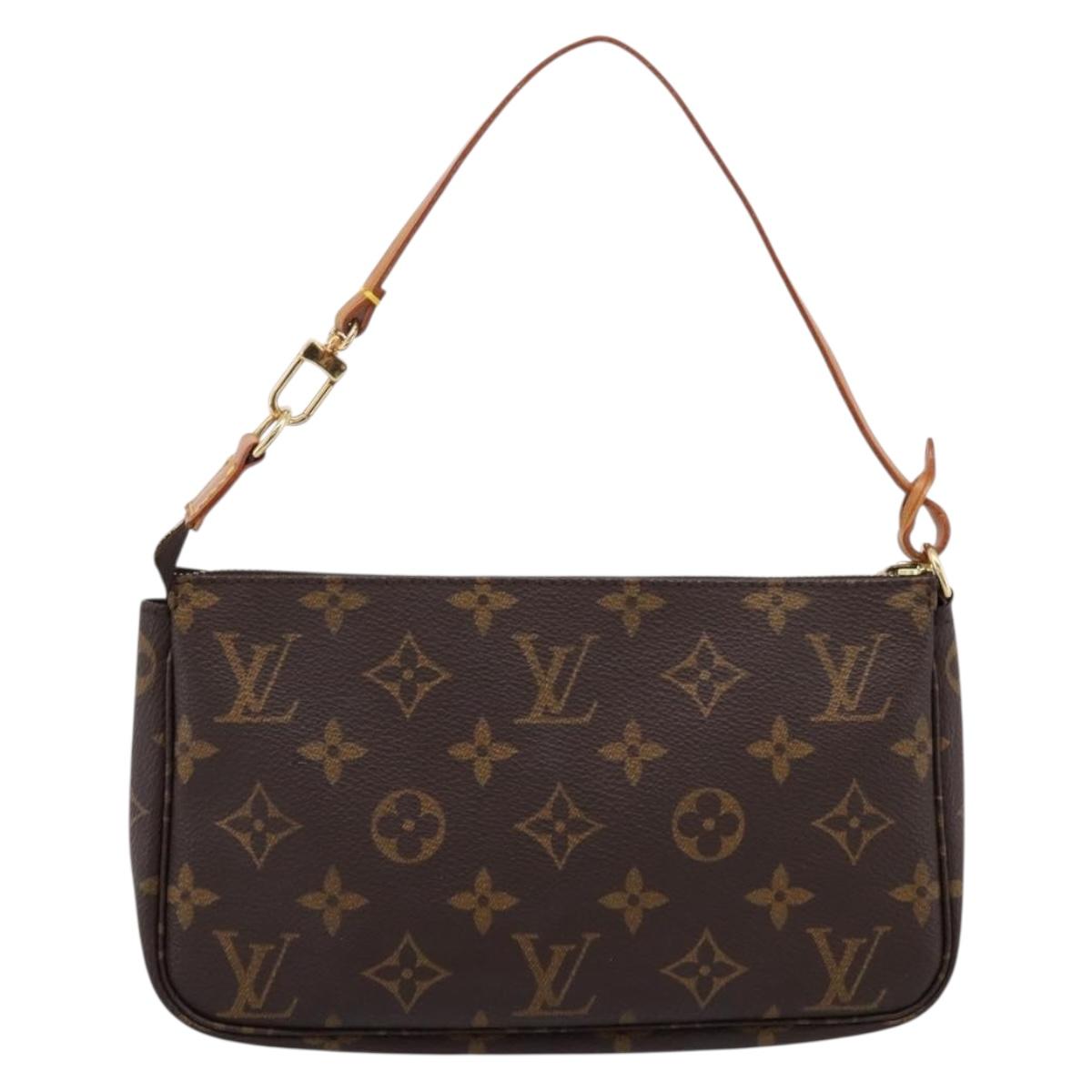 LOUIS VUITTON Monogram Pochette Accessoires Pouch M51980 LV Auth 203897SAV