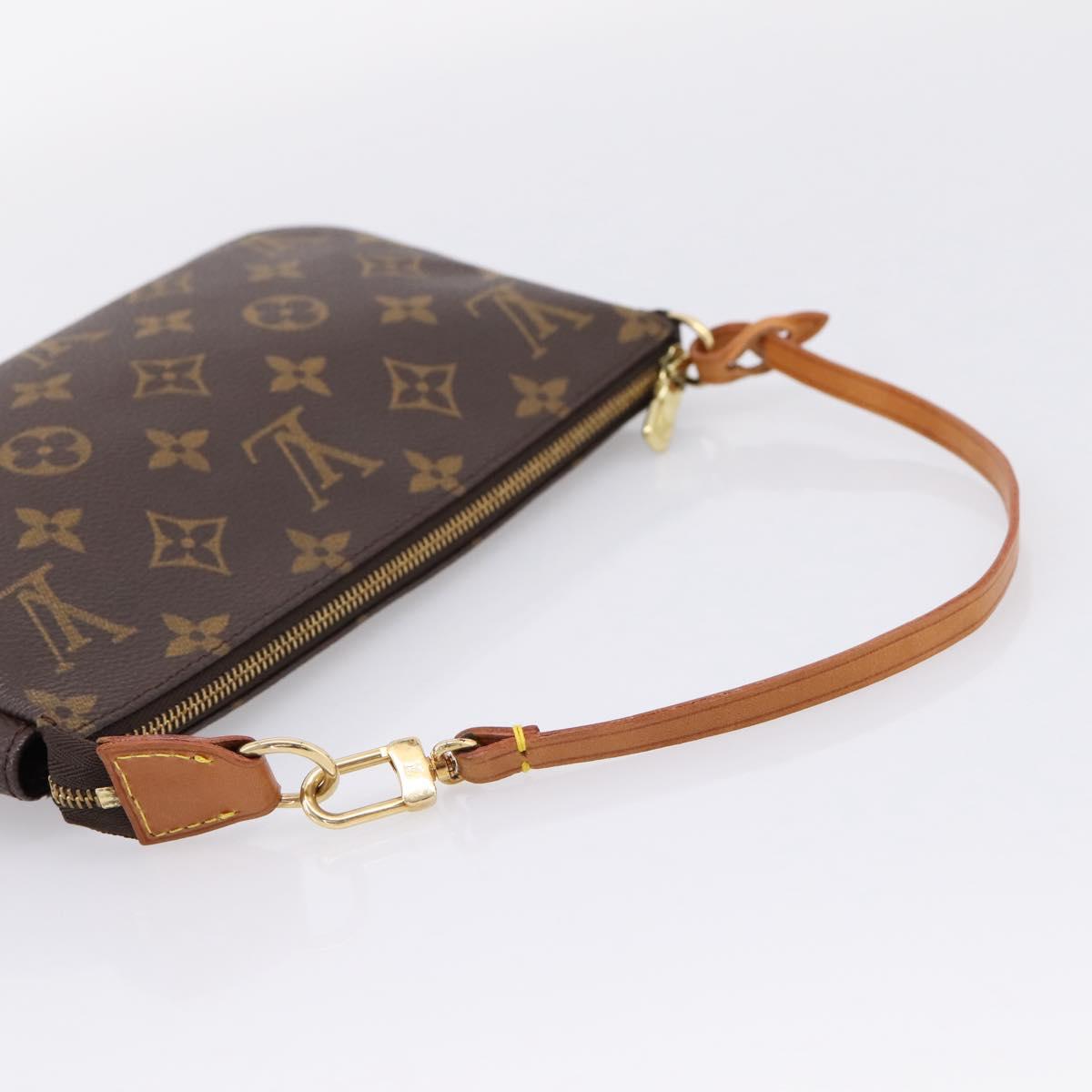 LOUIS VUITTON Monogram Pochette Accessoires Pouch M51980 LV Auth 203897SAV