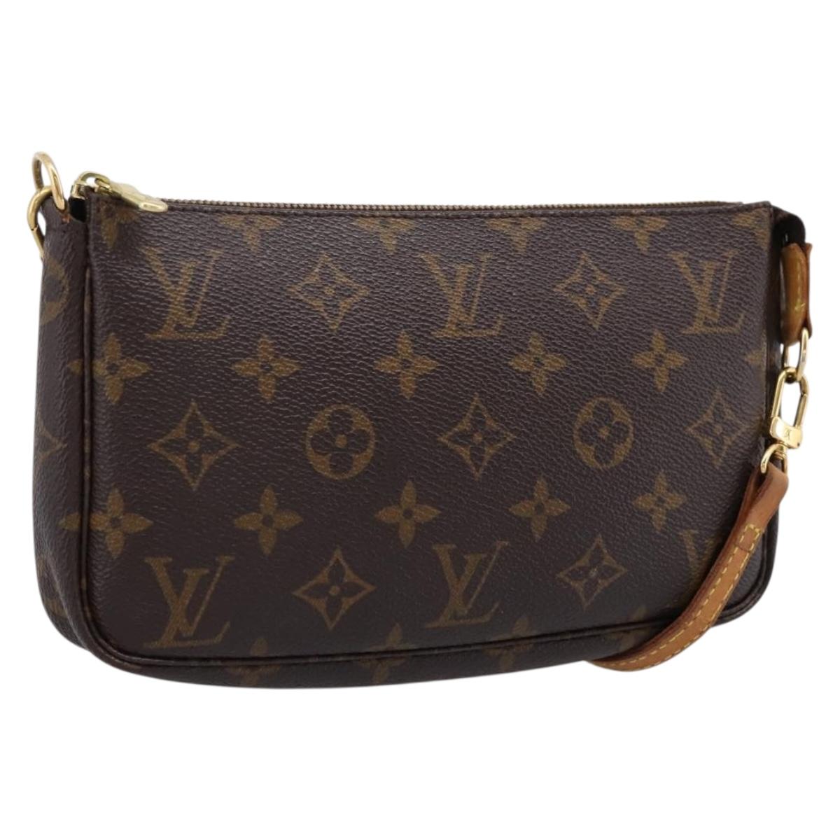 LOUIS VUITTON Monogram Pochette Accessoires Pouch M82766 LV Auth 203898V