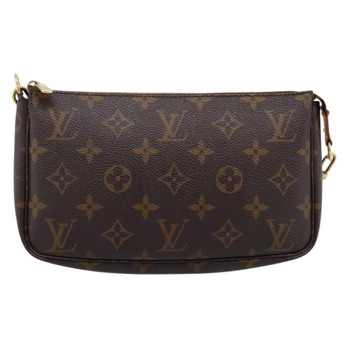 LOUIS VUITTON Monogram Pochette Accessoires Pouch M82766 LV Auth 203898V