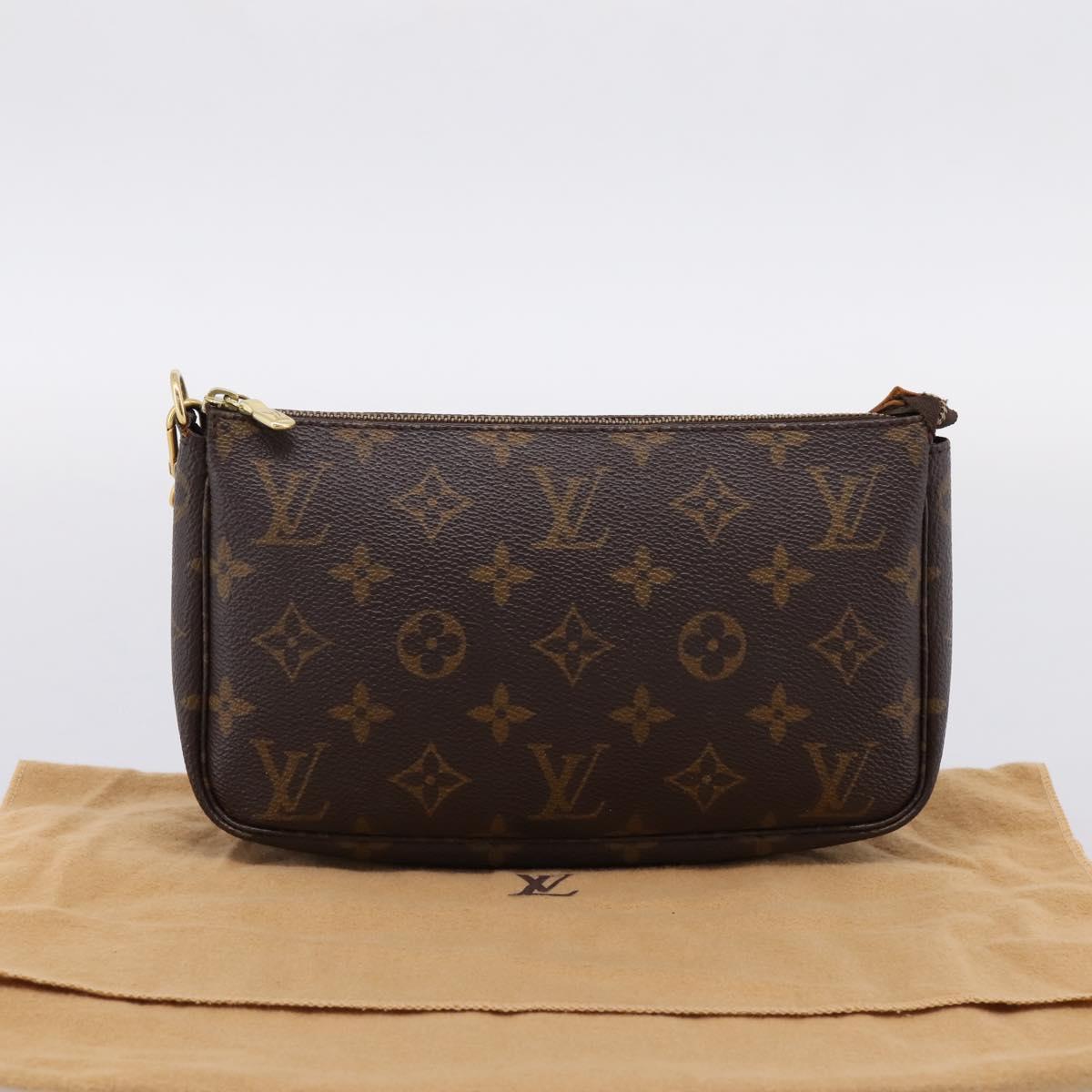 LOUIS VUITTON Monogram Pochette Accessoires Pouch M82766 LV Auth 203898V