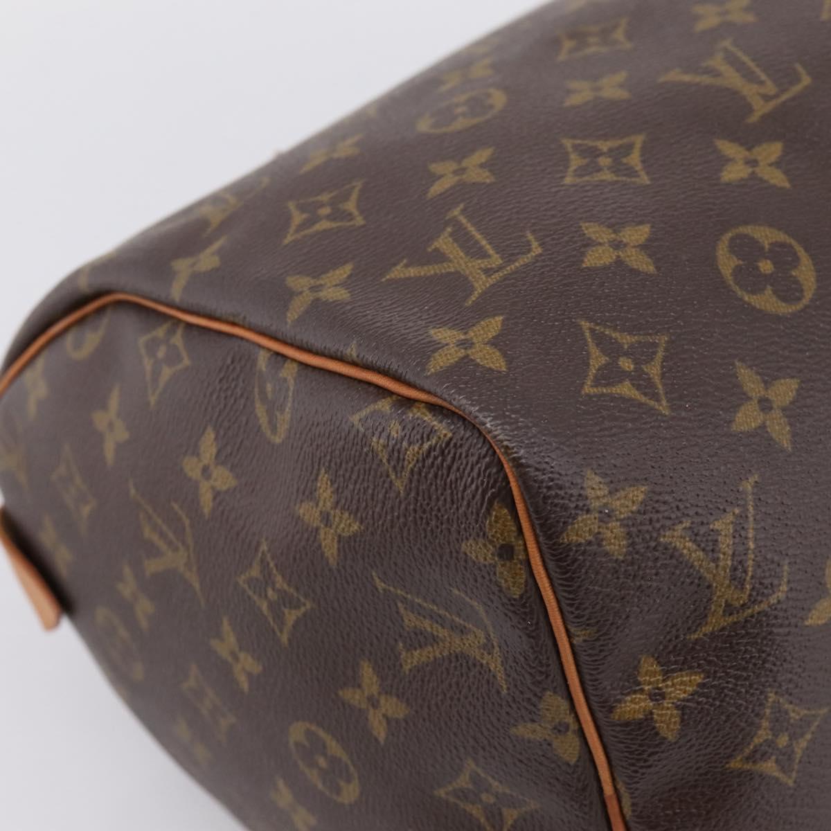 LOUIS VUITTON Monogram Speedy 30 Hand Bag M41526 LV Auth 203899V