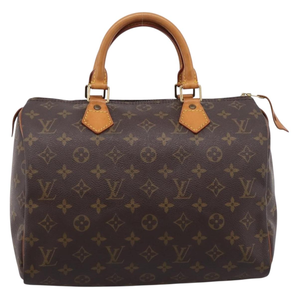 LOUIS VUITTON Monogram Speedy 30 Hand Bag M41526 LV Auth 203899V