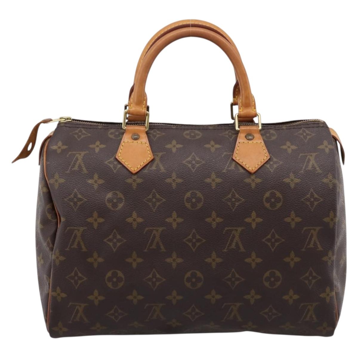 LOUIS VUITTON Monogram Speedy 30 Hand Bag M41526 LV Auth 203899V