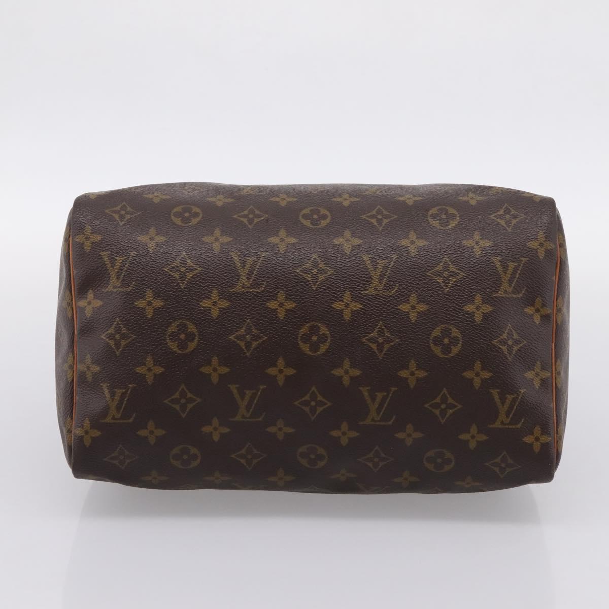 LOUIS VUITTON Monogram Speedy 30 Hand Bag M41526 LV Auth 203899V