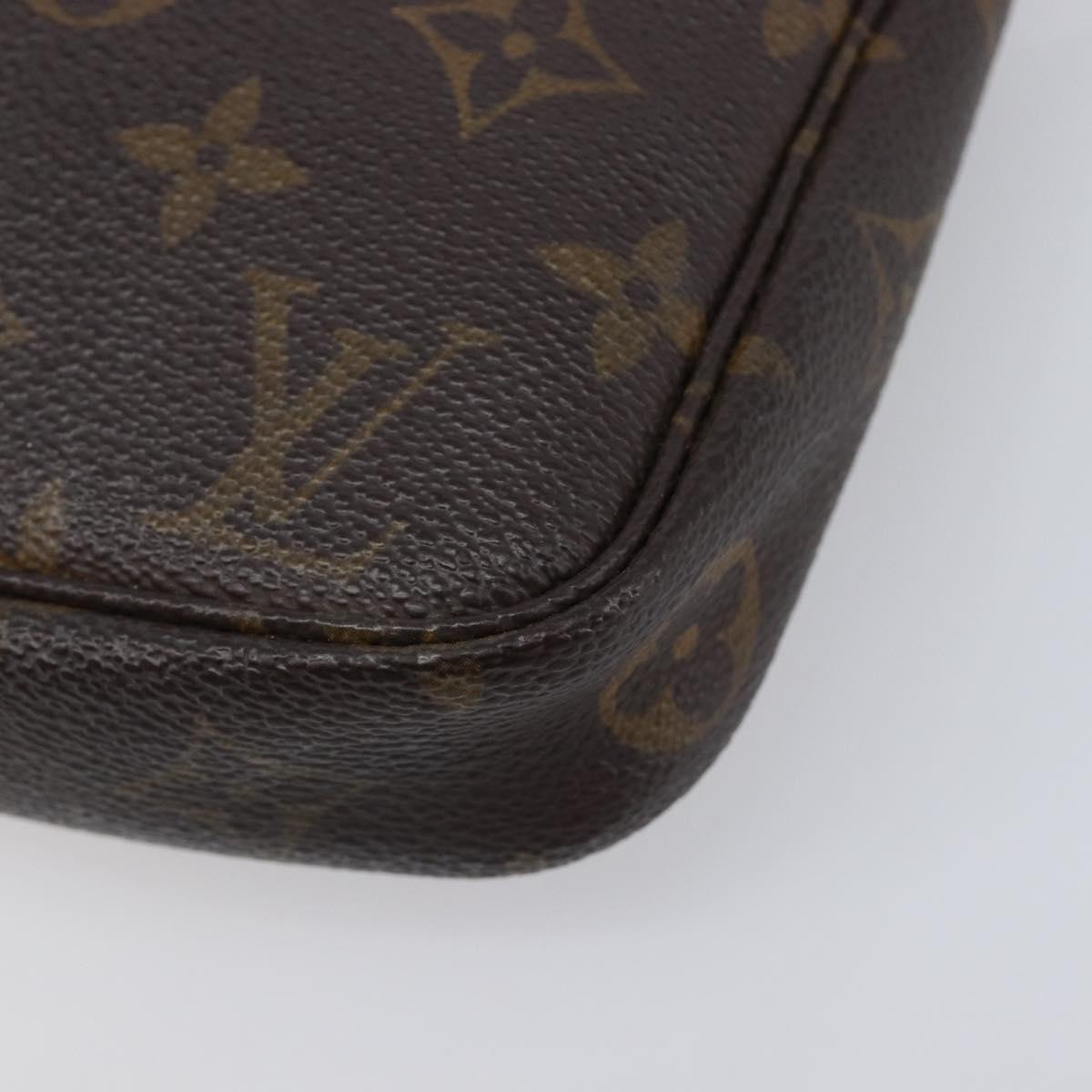 LOUIS VUITTON Monogram Pochette Accessoires Pouch M51980 LV Auth 203901