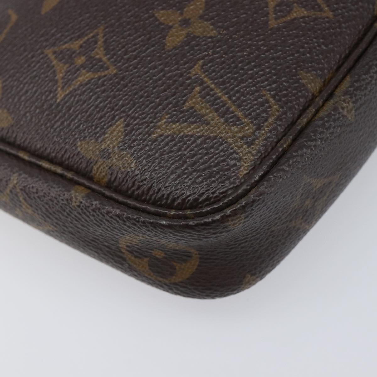 LOUIS VUITTON Monogram Pochette Accessoires Pouch M51980 LV Auth 203901