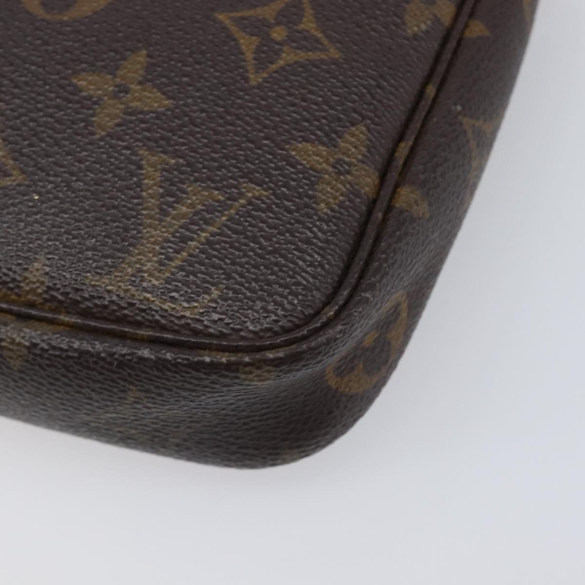 LOUIS VUITTON Monogram Pochette Accessoires Pouch M51980 LV Auth 203901