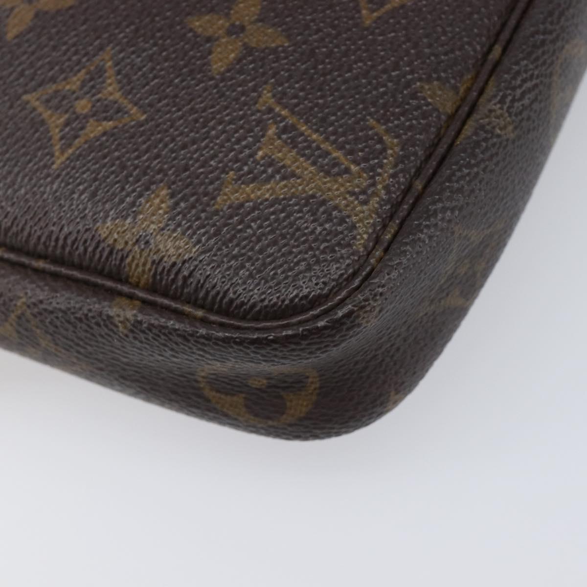 LOUIS VUITTON Monogram Pochette Accessoires Pouch M51980 LV Auth 203901