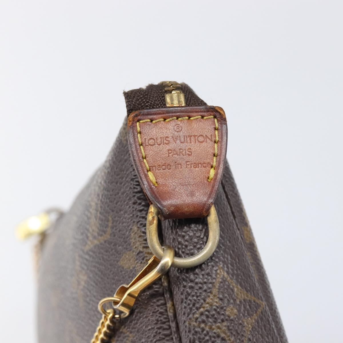 LOUIS VUITTON Monogram Pochette Accessoires Pouch M51980 LV Auth 203901