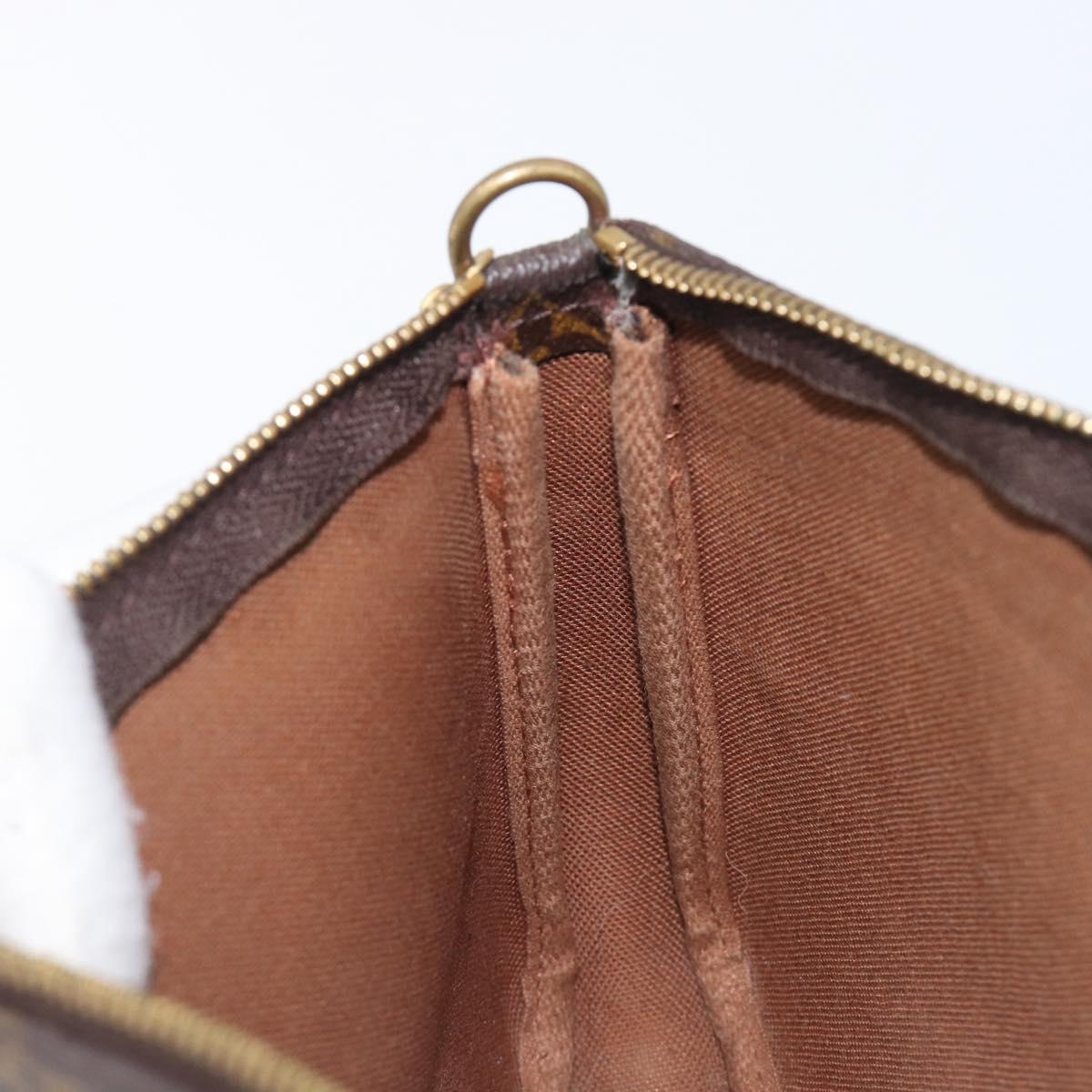 LOUIS VUITTON Monogram Pochette Accessoires Pouch M51980 LV Auth 203901