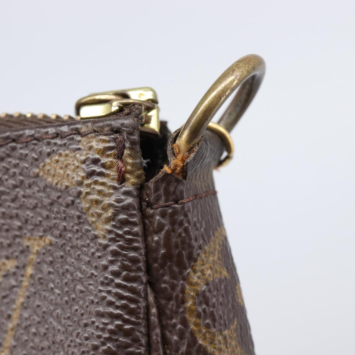 LOUIS VUITTON Monogram Pochette Accessoires Pouch M51980 LV Auth 203901