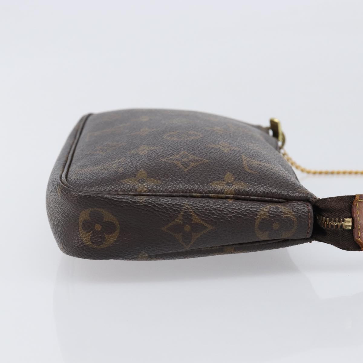 LOUIS VUITTON Monogram Pochette Accessoires Pouch M51980 LV Auth 203901