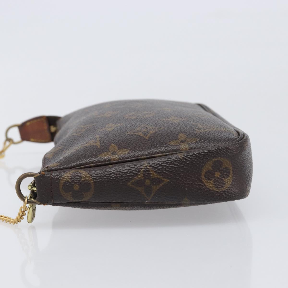 LOUIS VUITTON Monogram Pochette Accessoires Pouch M51980 LV Auth 203901