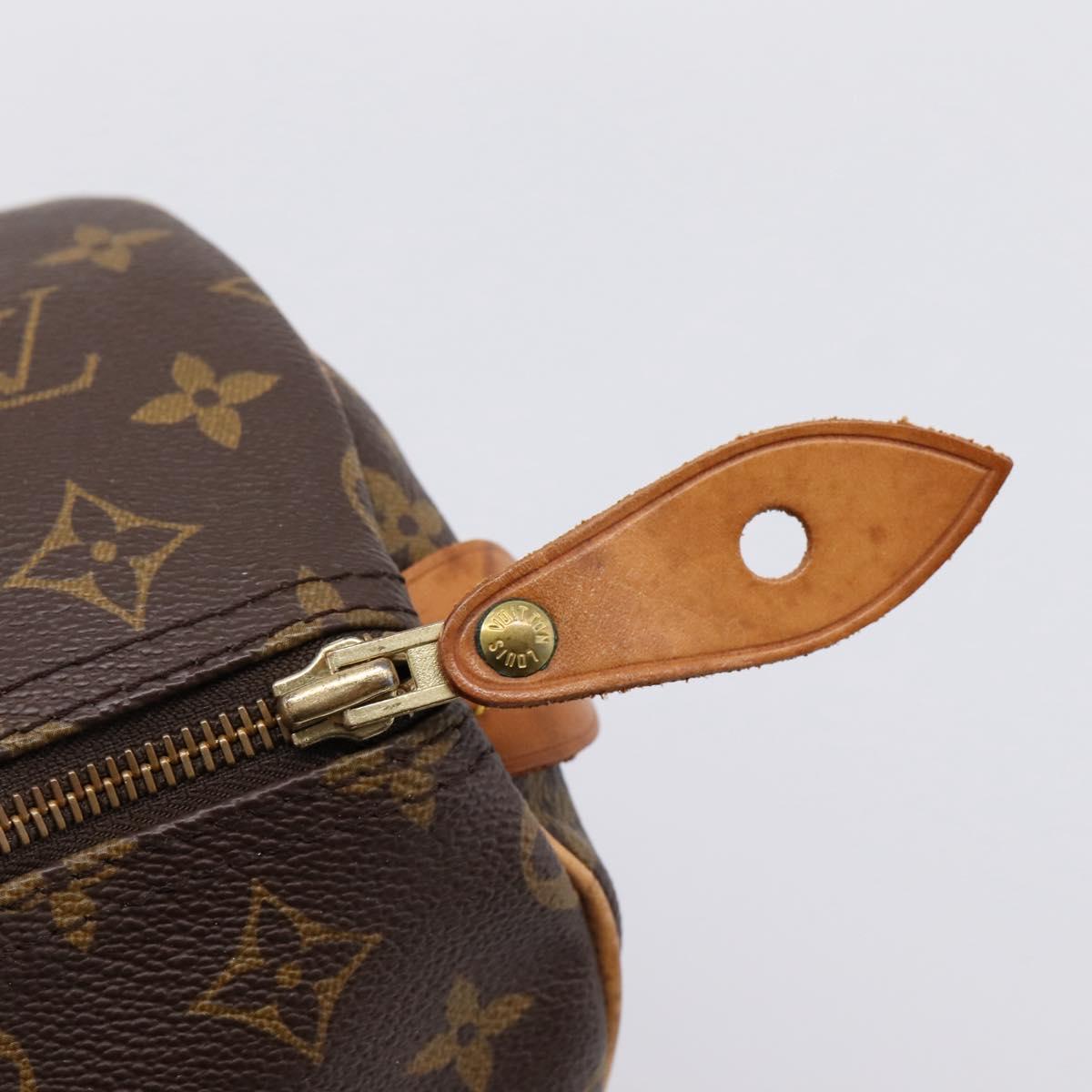 LOUIS VUITTON Monogram Speedy 30 Hand Bag M41526 LV Auth 203902A