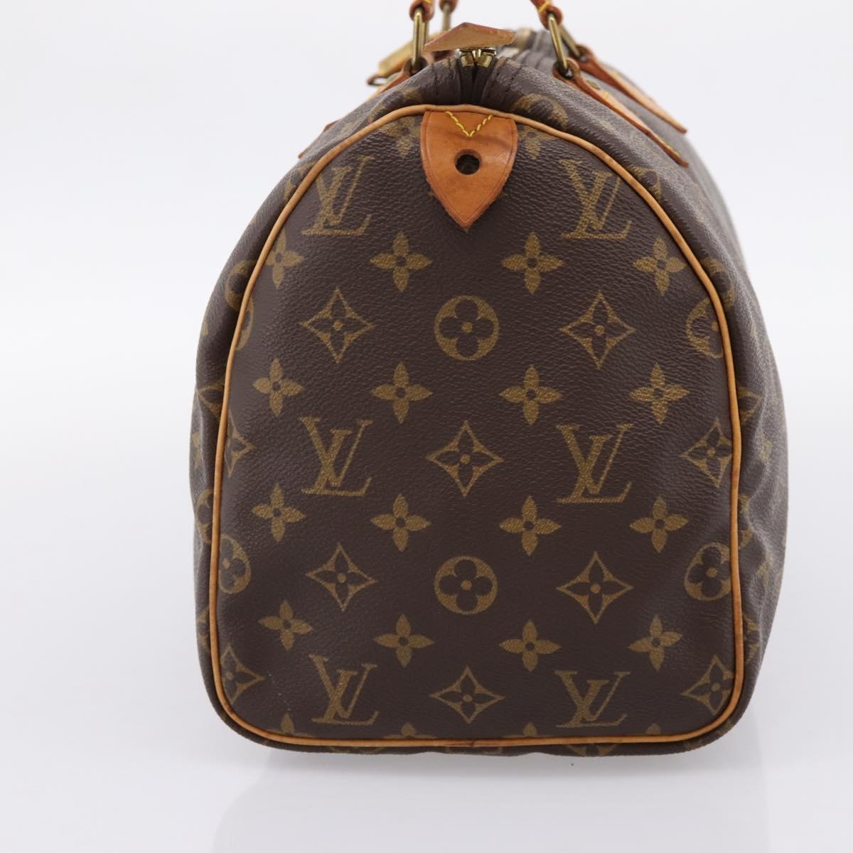 LOUIS VUITTON Monogram Speedy 30 Hand Bag M41526 LV Auth 203902A