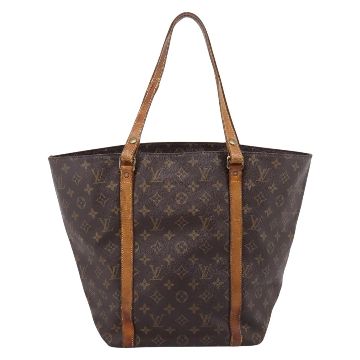 LOUIS VUITTON Monogram Sac Shopping GM Tote Bag M51110 LV Auth 203904