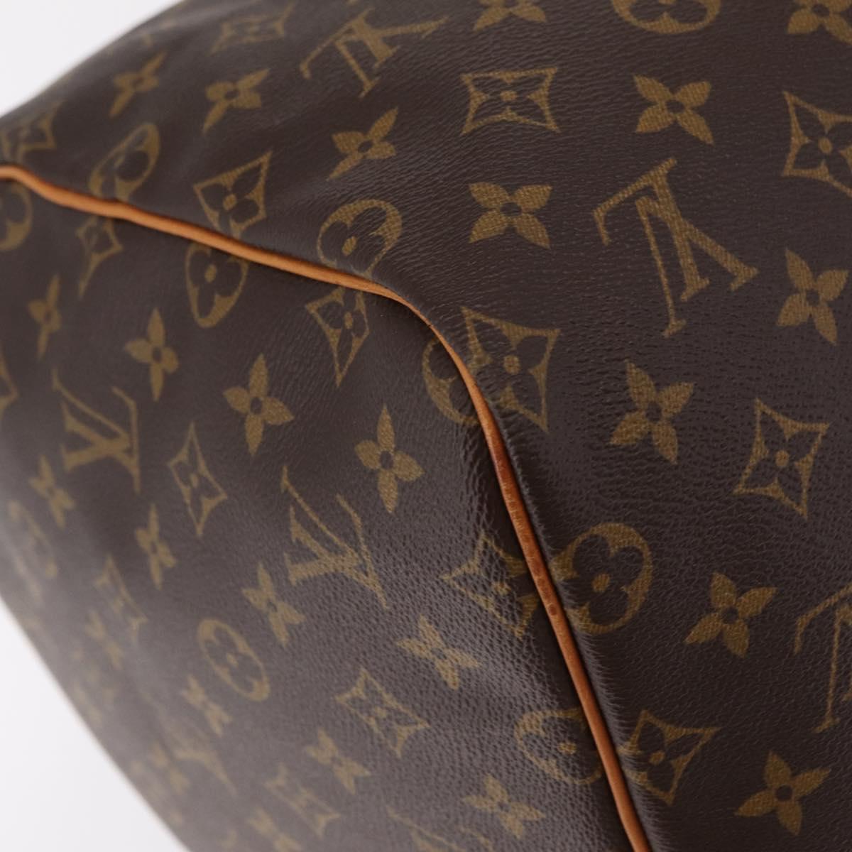 LOUIS VUITTON Monogram Keepall 55 Boston Bag M41424 LV Auth 203905V