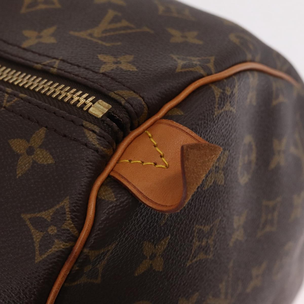 LOUIS VUITTON Monogram Keepall 55 Boston Bag M41424 LV Auth 203905V
