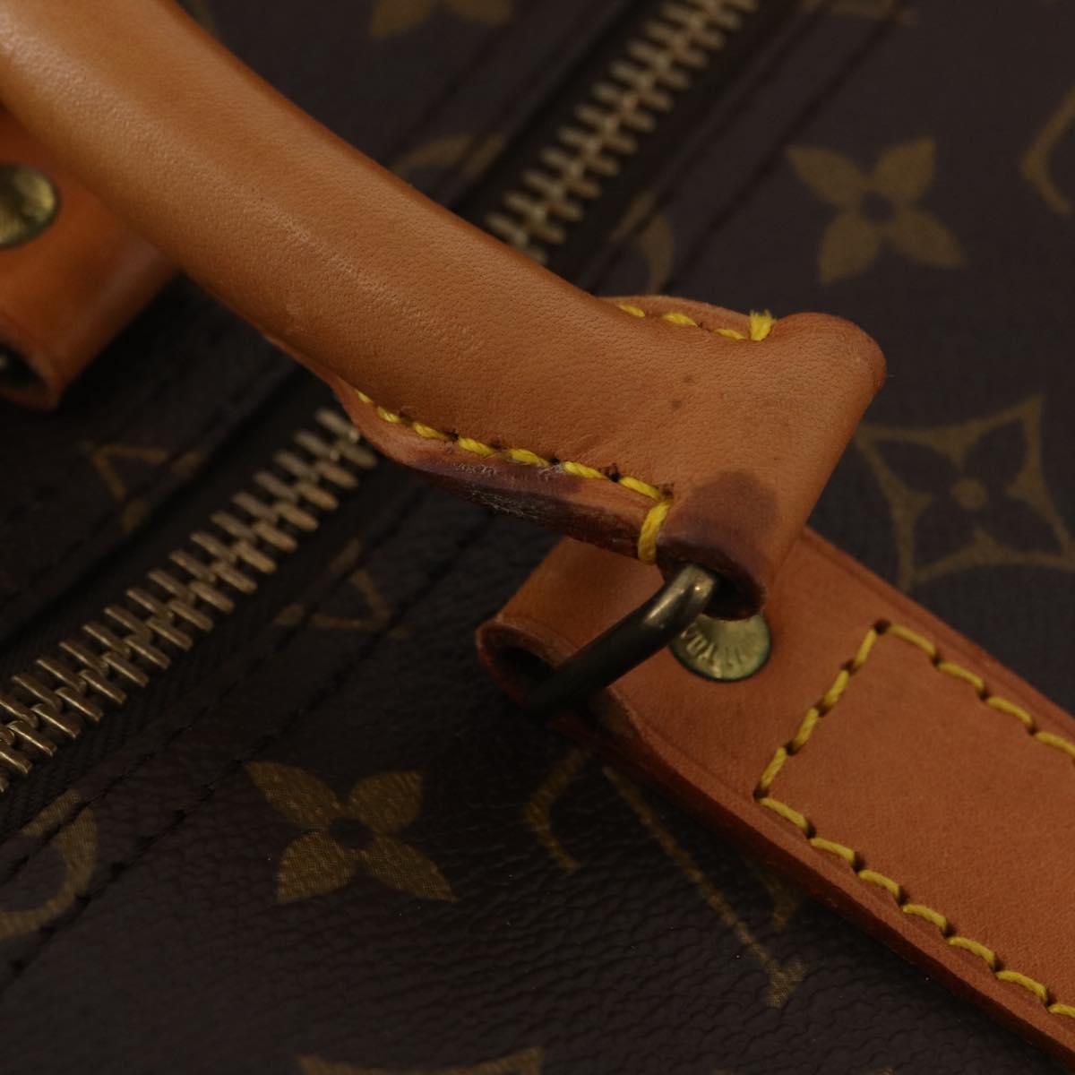 LOUIS VUITTON Monogram Keepall 55 Boston Bag M41424 LV Auth 203905V